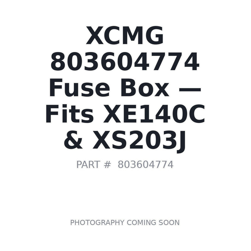 803604774 XCMG Electrical Boxes