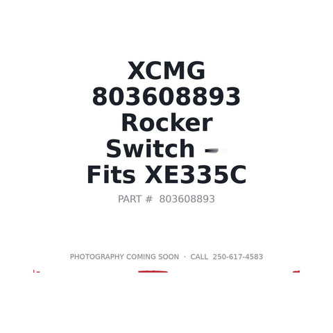 XCMG 803608893 electrical switch for XE335C excavator