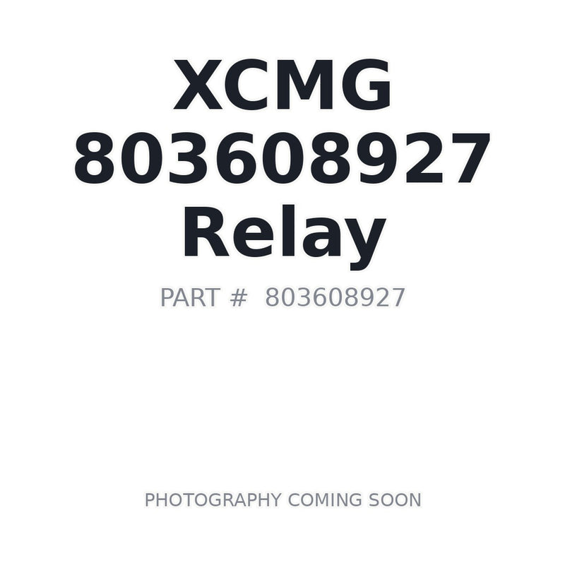 XCMG 803608927 Electrical Relay for XE490D Excavator