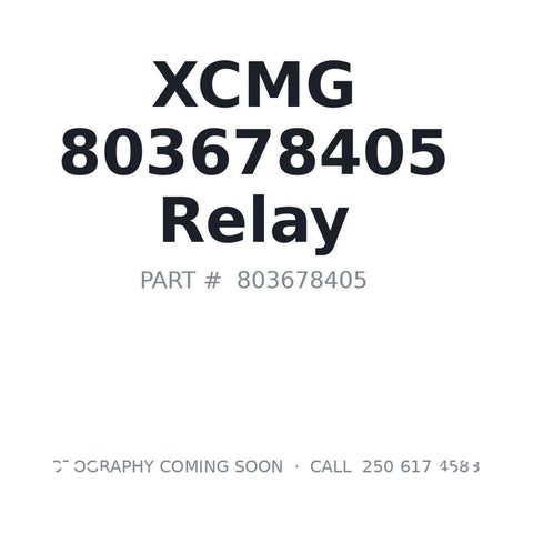 XCMG 803678405 relay for GR2605 motor grader
