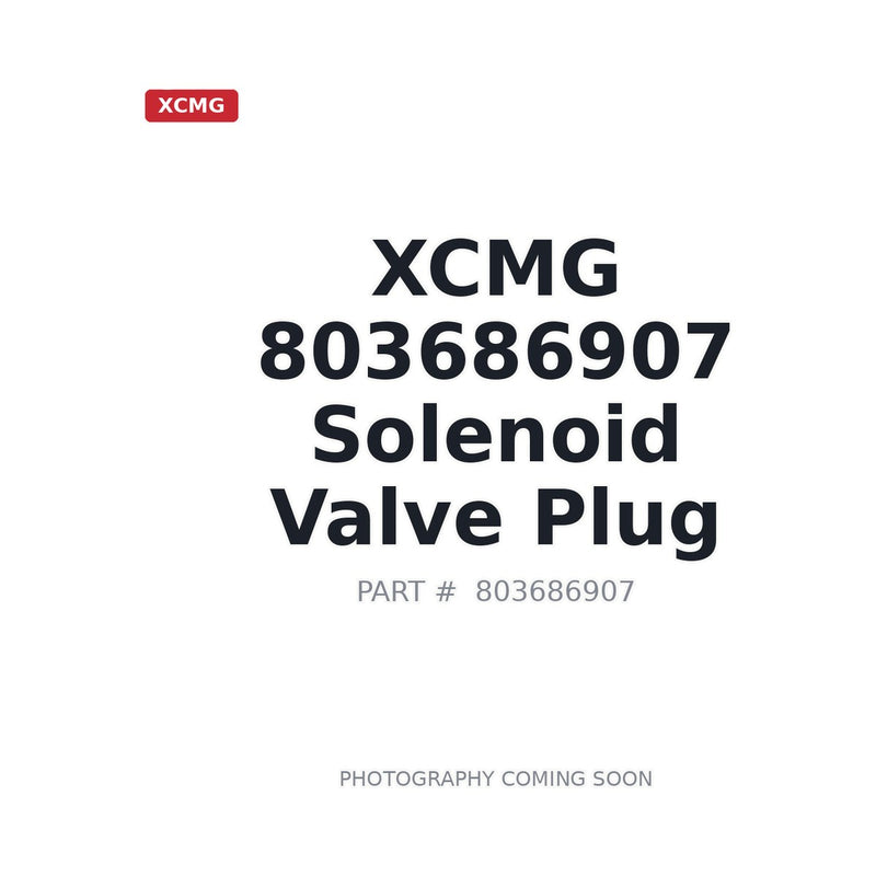 803686907 XCMG Solenoid Valve Plug