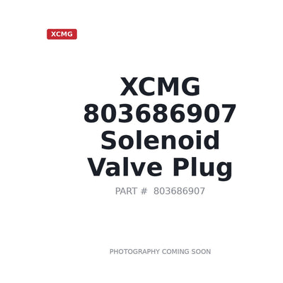803686907 XCMG Solenoid Valve Plug