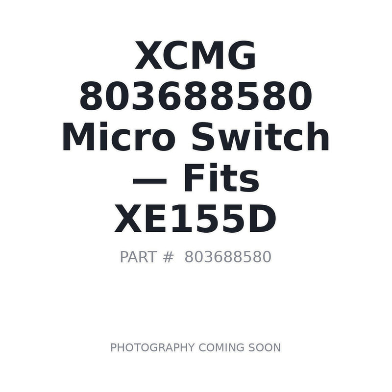 XCMG 803688580 electrical switch for XE155D XE180DN XE210WD excavator
