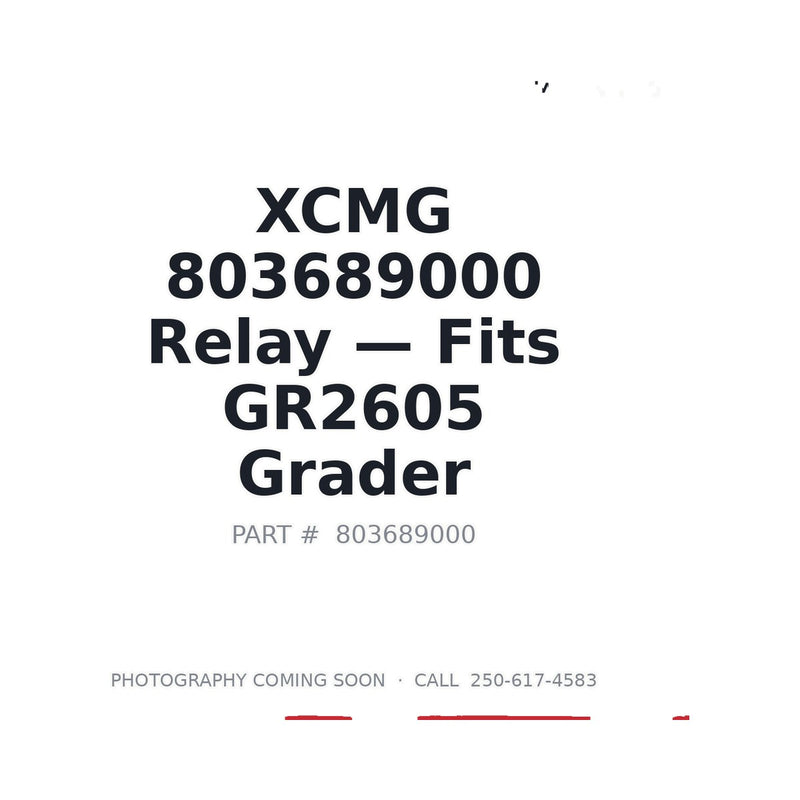 XCMG 803689000 relay for XCMG heavy equipment