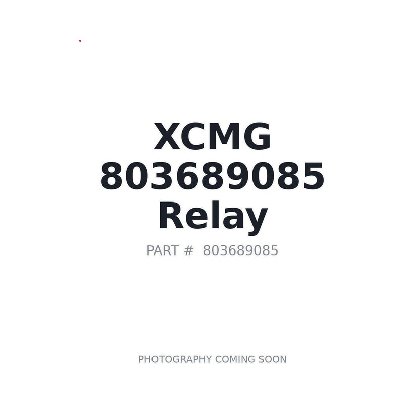 XCMG 803689085 Electrical Relay for XE27U Mini Excavator