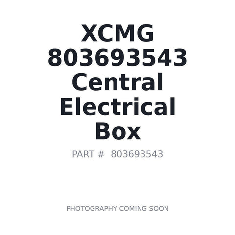 XCMG 803693543 Central Electrical Box for GR2605 Motor Grader
