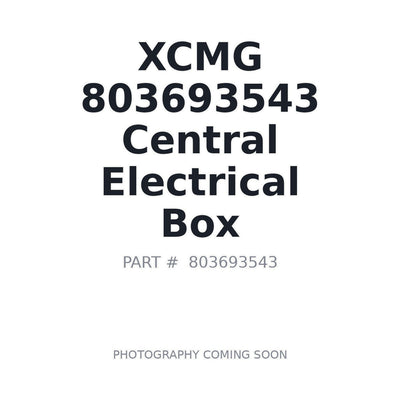 803693543 XCMG Central Electrical Box