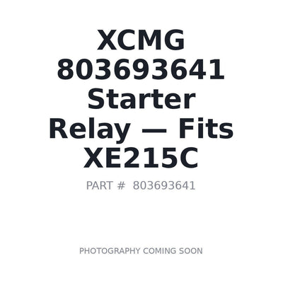 803693641 XCMG Relays