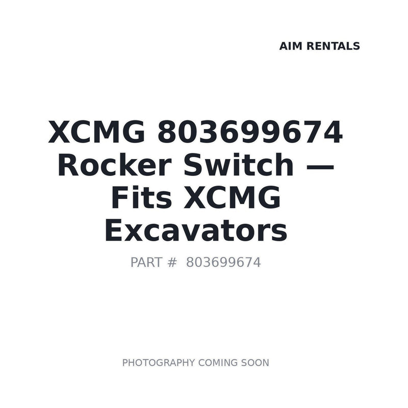 Genuine XCMG 803699674 electrical switch for XCMG excavators