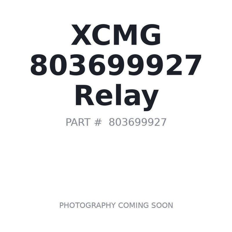 XCMG 803699927 Relay for XE210i Excavator