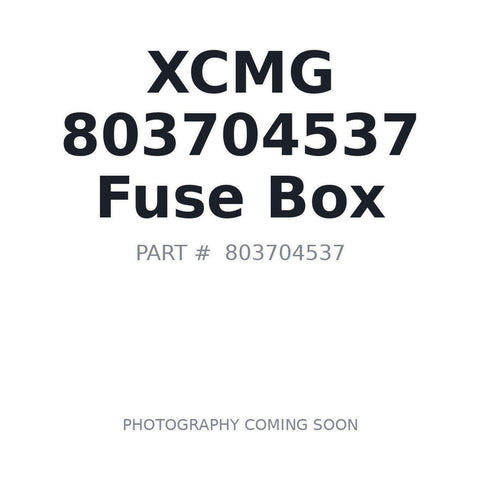 XCMG 803704537 fuse box for XE210 excavator