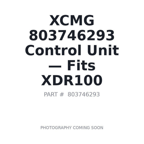 XCMG 803746293 IMCT3654 Main Controller for XDR100 Mining Dump Truck