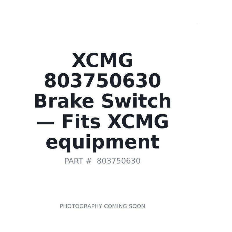 803750630 XCMG Sensors