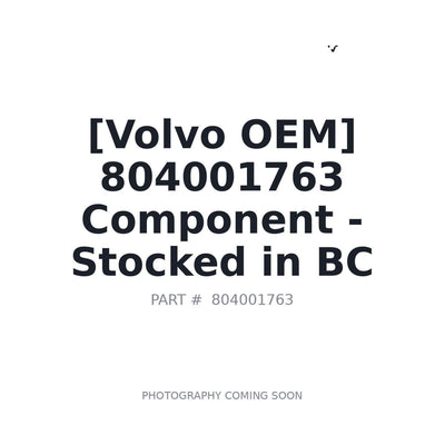 804001763 Volvo Component