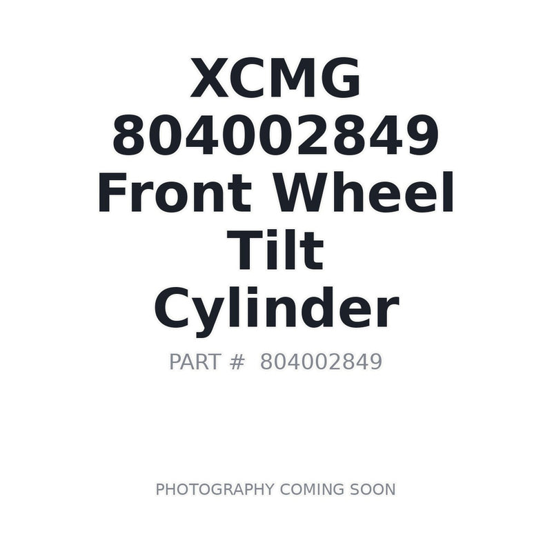 XCMG 804002849 front wheel tilt cylinder for GR1705 GR2205T motor grader