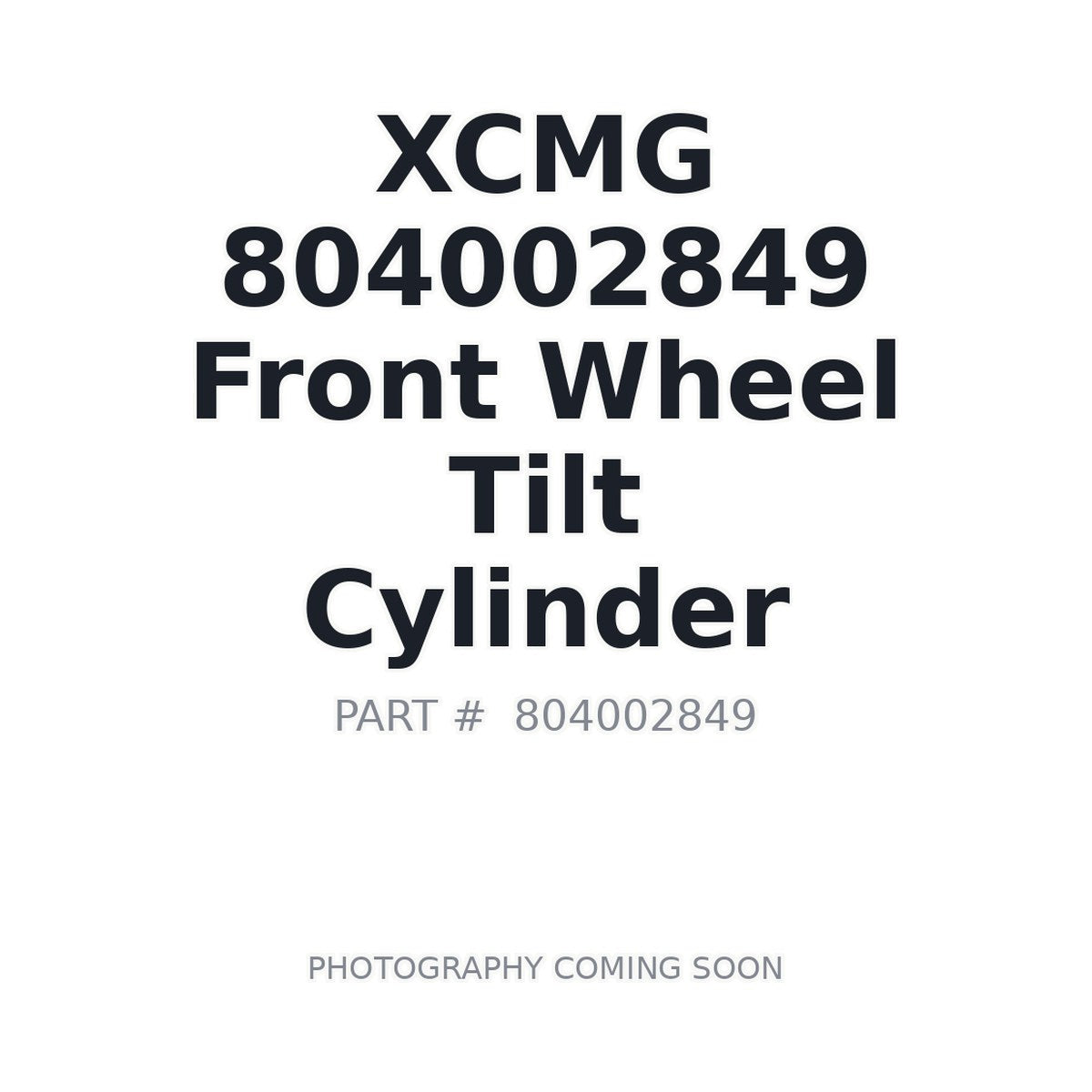 804002849 XCMG Cylinder