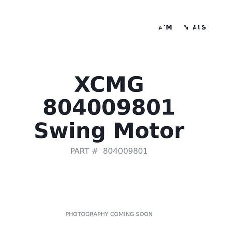 Genuine XCMG 804009801 Hydraulic Swing Motor