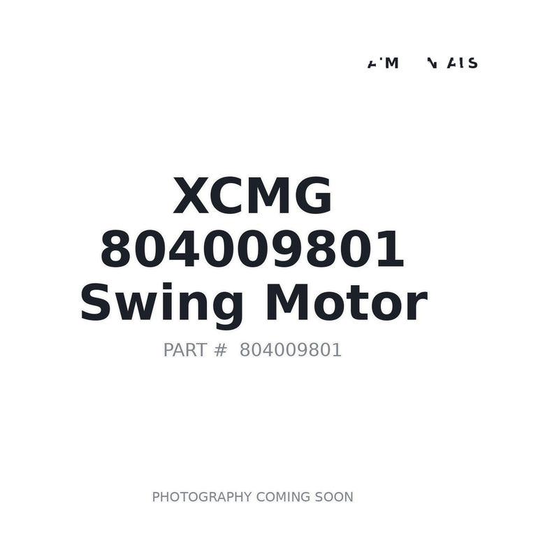 Genuine XCMG 804009801 Hydraulic Swing Motor