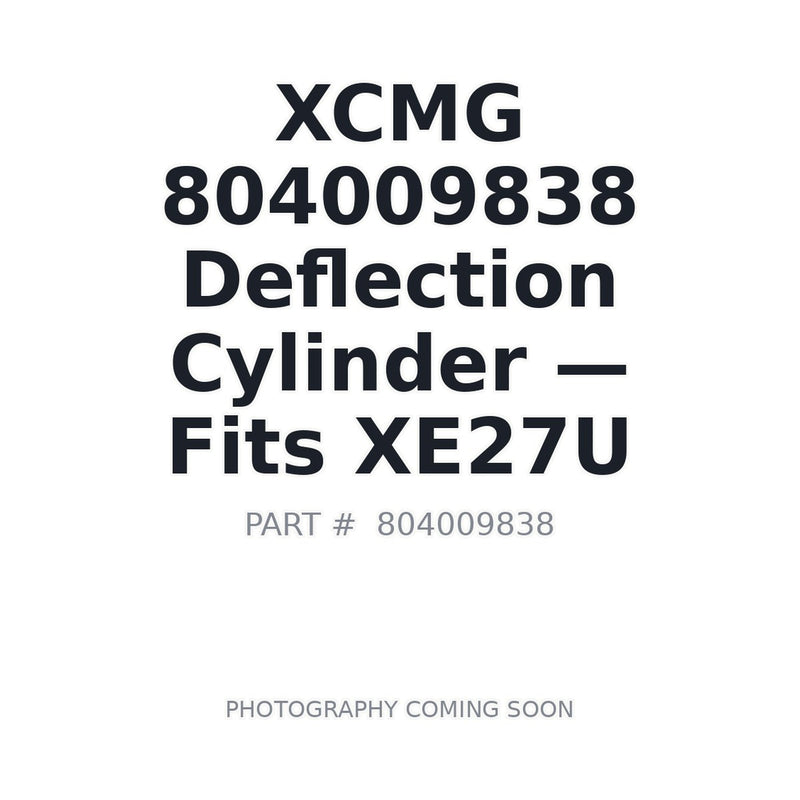 Genuine XCMG 804009838 Deflection Cylinder XCMG XE27U Excavator