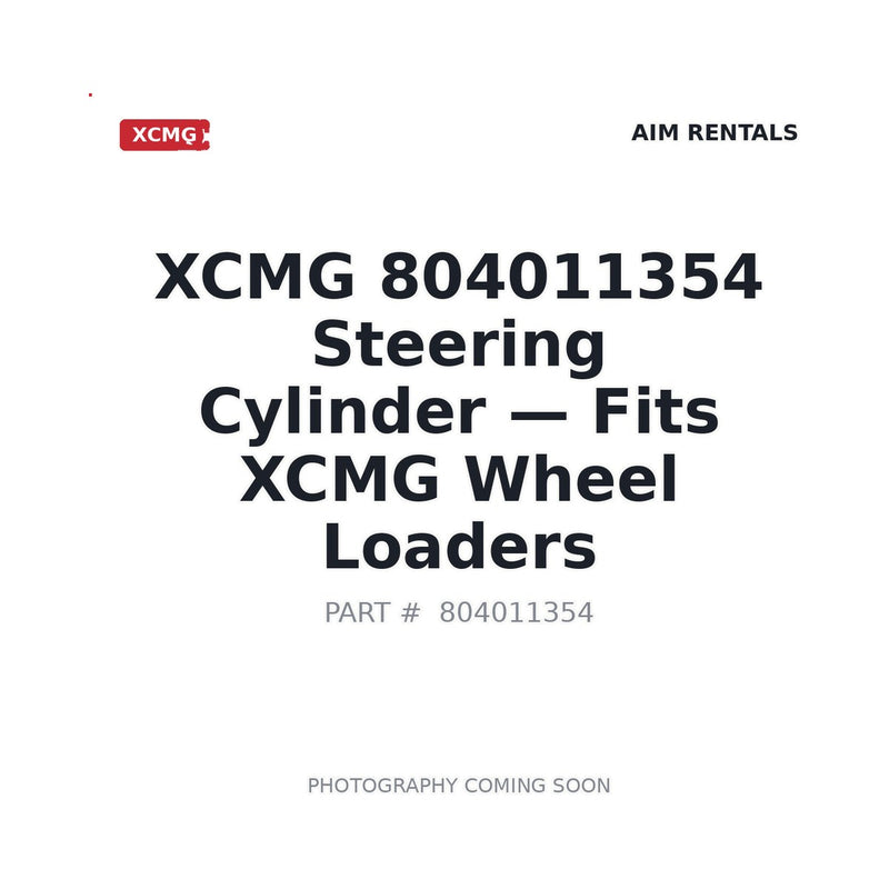 Genuine XCMG 804011354 Hydraulic Cylinder for LW300KN LW500KN ZL50G Wheel Loaders