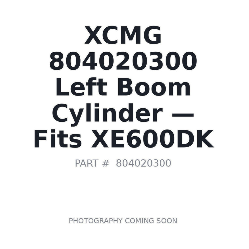 Genuine XCMG 804020300 Left Boom Cylinder for XE600DK Excavator