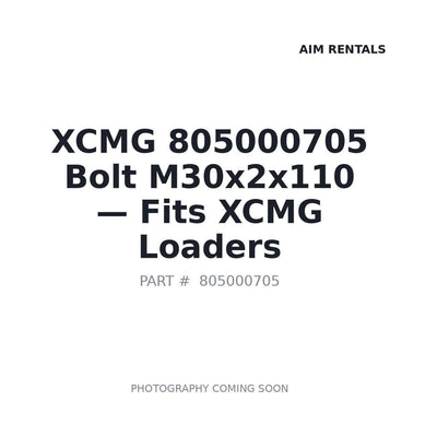 805000705 XCMG Bolts