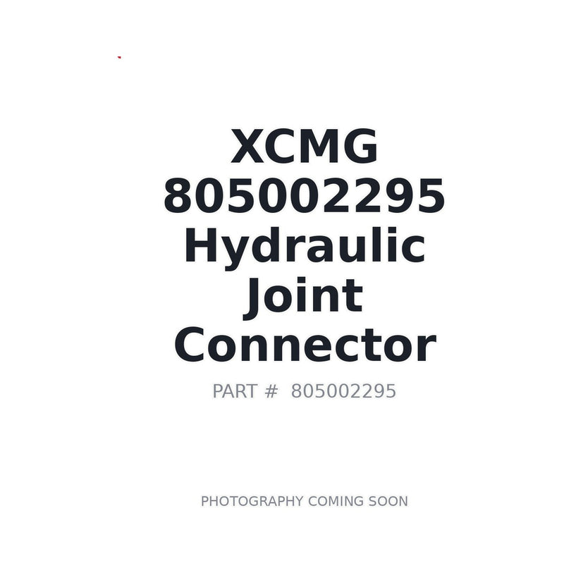 805002295 XCMG Connector
