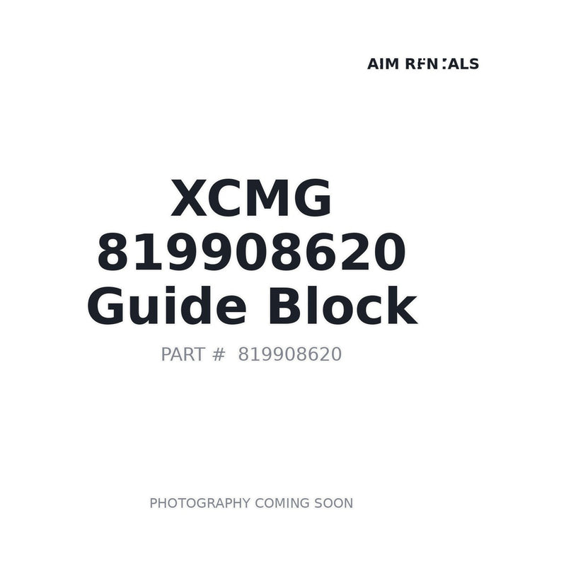 XCMG 819908620 Cab Guide Block support block for XE335C XE215C excavator