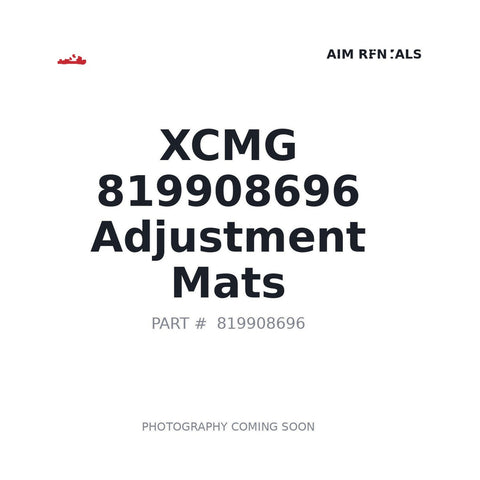 Genuine XCMG 819908696 Adjustment Mat Shim XCMG XE215C Excavator