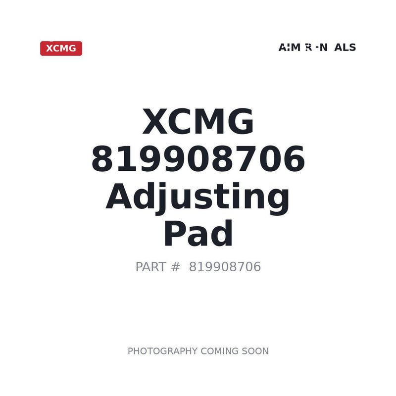 Genuine XCMG 819908706 Adjusting Pad Shim XCMG XE215C Excavator