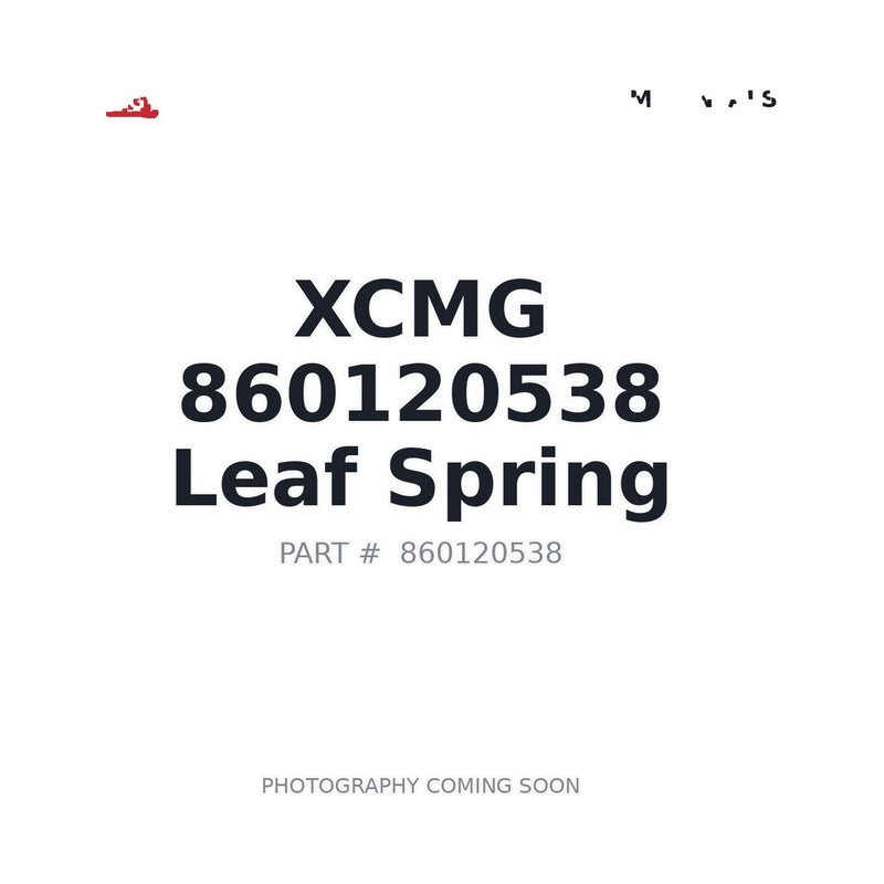XCMG 860120538 Leaf Spring OEM replacement for XE265C excavator