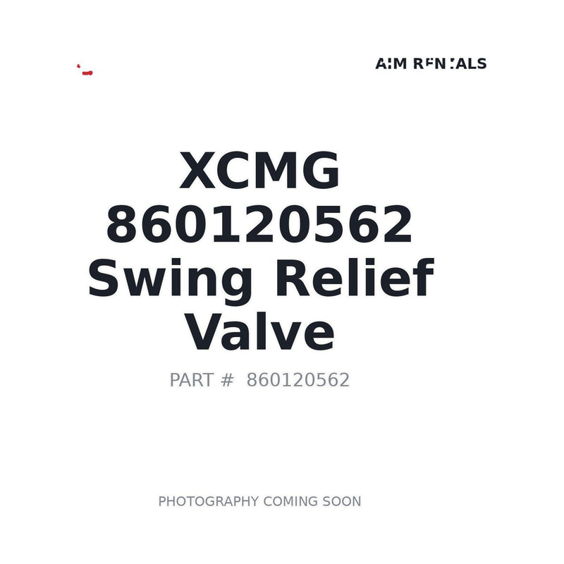 XCMG 860120562 Swing Relief Valve for XE215 XE215C Excavator