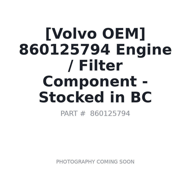Genuine XCMG 860125794 Engine Component XE470C Excavator