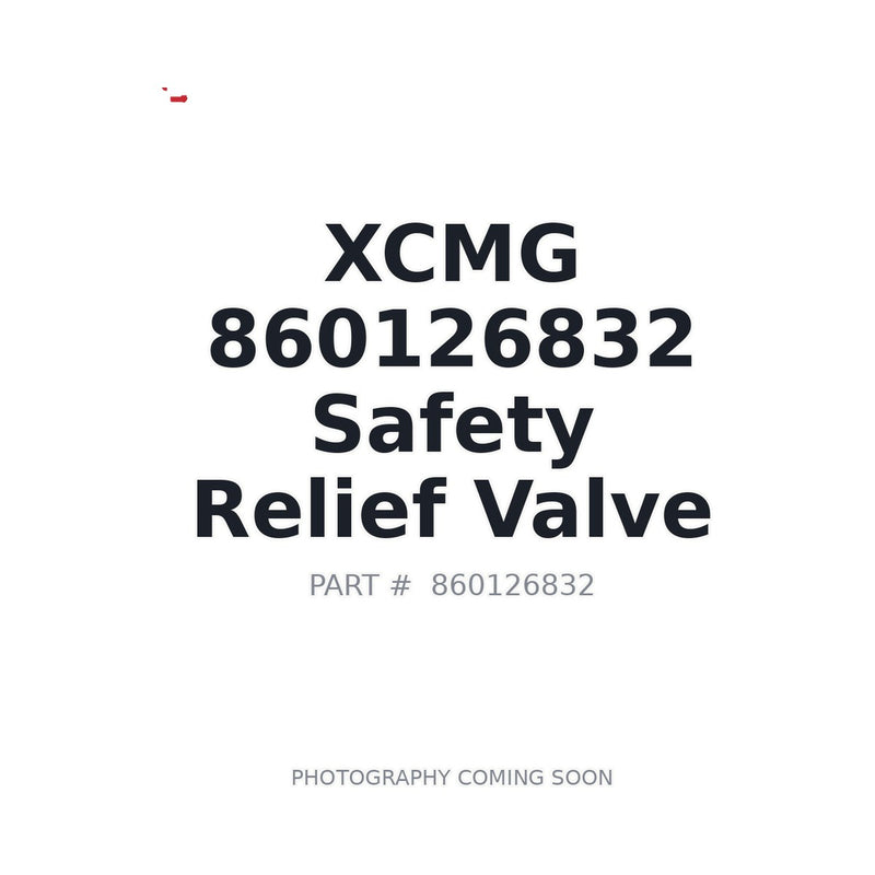 860126832 XCMG Relief Valve