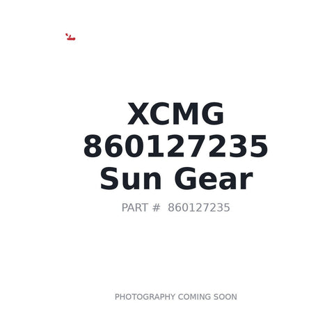 XCMG 860127235 Sun Gear 2162-3-215832-01 for XE335C travel motor GM60