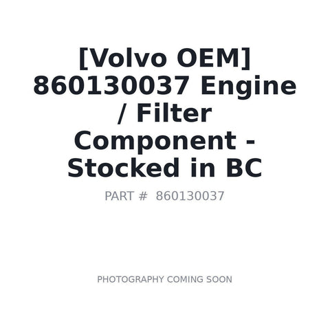 860130037 Volvo Engine
