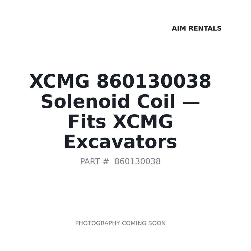 860130038 XCMG Electrical Parts