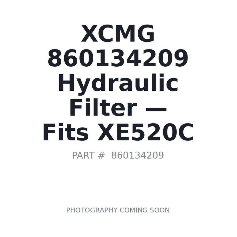 XCMG 860134209 FED860134209 air breather filter for XE520C excavator Hanvan truck