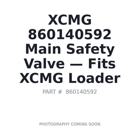 XCMG 860140592 Hydraulic Valve OEM part for XCMG wheel loader