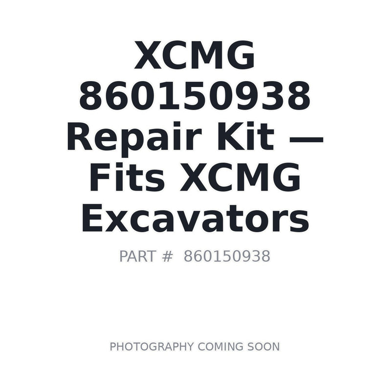 XCMG 860150938 Repair Kit for XCMG Excavators