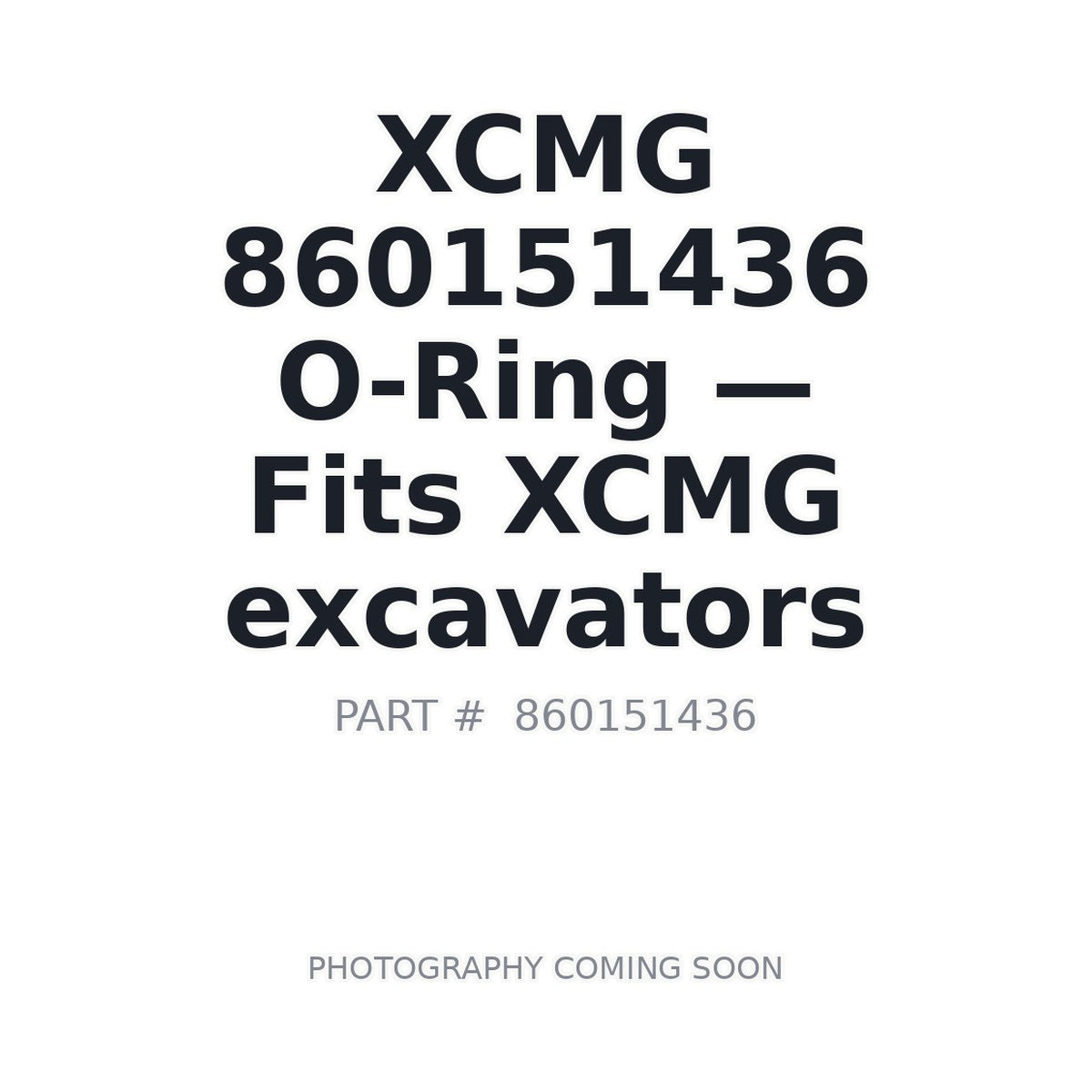 860151436 XCMG Hydraulic Seals