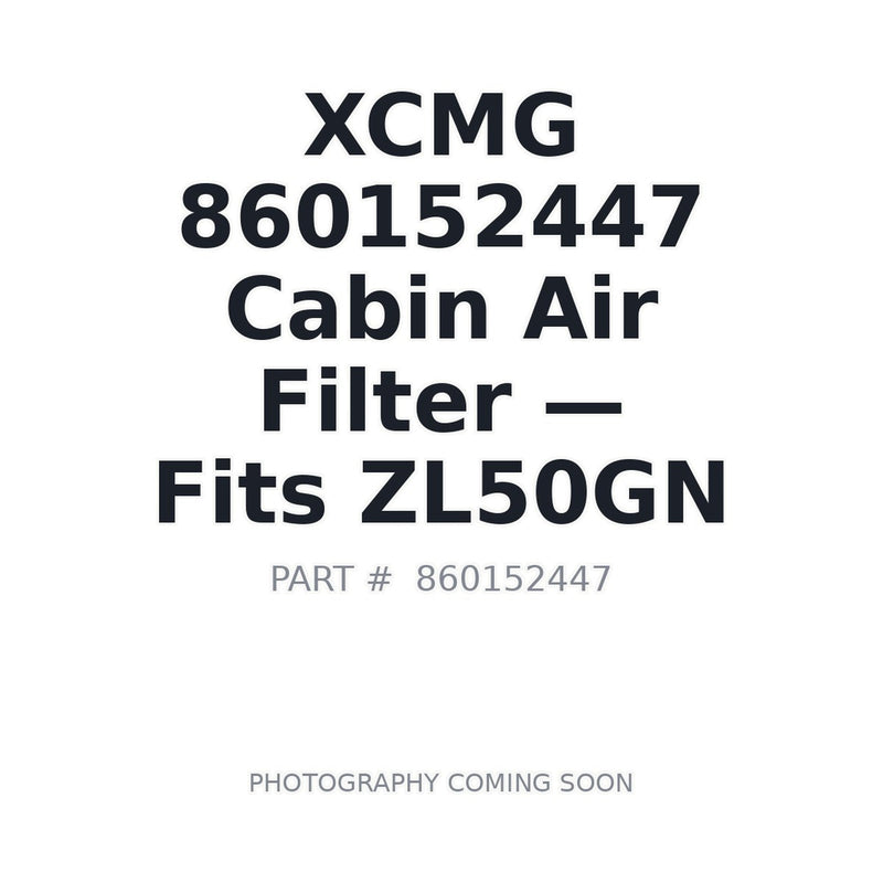 860152447 XCMG Filters