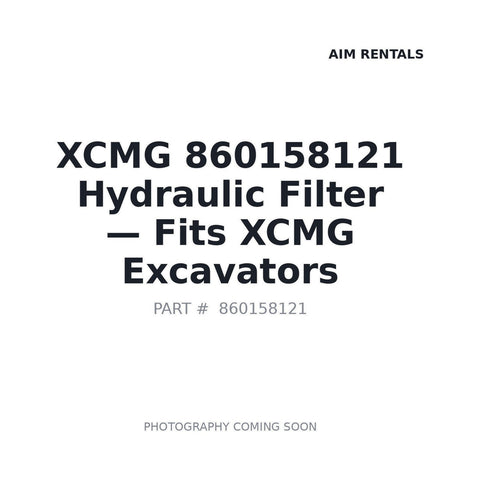 XCMG 860158121 Hydraulic Filter Element for Excavators