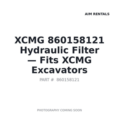 860158121 XCMG Filters