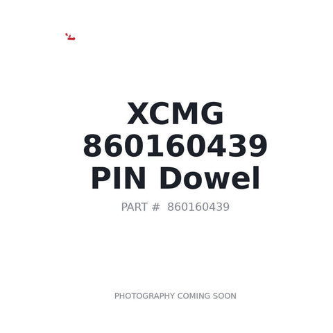 XCMG 860160439 ZD181 Dowel Pin for XE55D Mini Excavator | Stocked Prince George BC