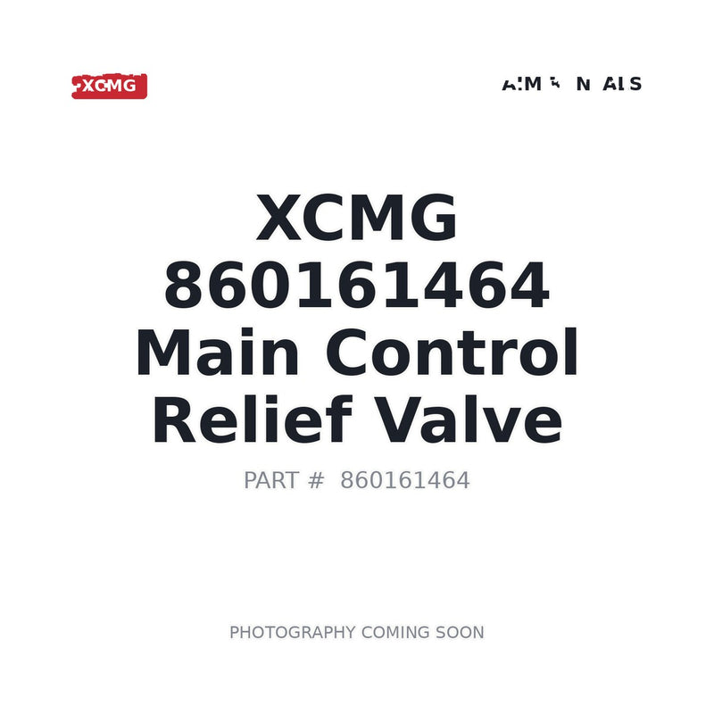 XCMG 860161464 Main Control Relief Valve for Excavators