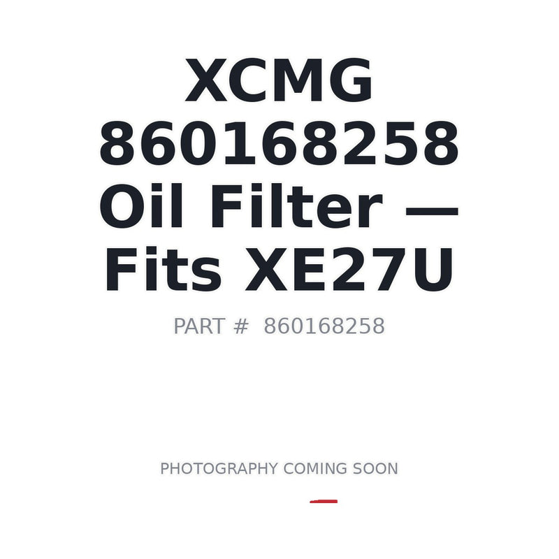 XCMG 860168258 ST10617 oil filter for XE27U XE35U mini-excavator