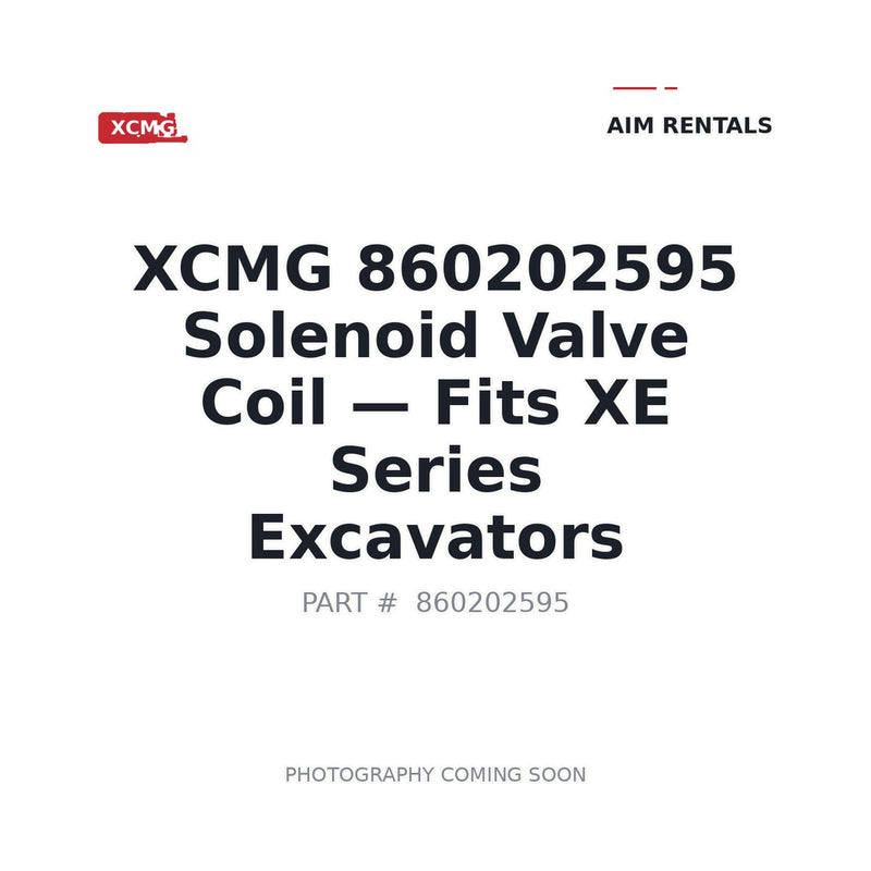 860202595 XCMG Solenoid Coils