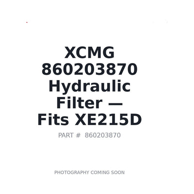860203870 XCMG Filters