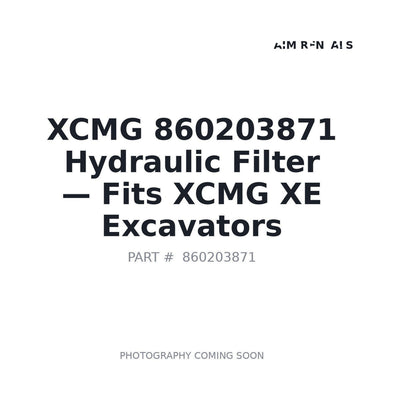 860203871 XCMG Filters
